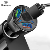 Suhach 3A Quick Charge 4.0 3.0 USB Car Charger for iPhone Samsung Xiaomi Car Charger Fast QC 3.0 QC 4.0 Mobile Phone Charger USB