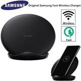 Original Samsung Fast Wireless Charger Qi Quick charge For Galaxy S10 S9 S8 Plus Note 10+ 9/iPhone X XR XS 8/ Smart Pad EP-N5100