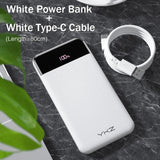 YKZ QC 3.0 Power Bank 10000mAh LED external Portable Battery pover bank PD Fast Charger Powerbank for iPhone Xiaomi mi Poverbank