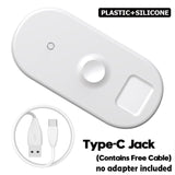 Baseus Wireless Charger For iPhone X XS MAX XR 8 Fast Wireless Full load 3 in 1 Charging Pad for Airpods 2019 Apple Watch 4 3 2