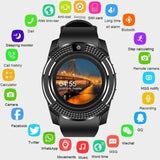 Fashion Men Smart Watch Bluetooth Touch Screen Android Waterproof Sports and Women Smartwatch with Camera SIM Card Slot Watch