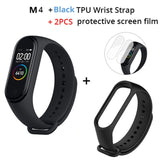 RGLM M4 Smart Band Fitness Tracker Smart Band Wristband Monitor Blood Pressure Bluetooth Smartwatch Sport Watch PK M3 smartband