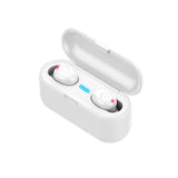 5.0 Bluetooth Wireless Earphone F9 TWS Wireless Bluetooth LED Display With 2000mAh Power Bank Headset With Microphone