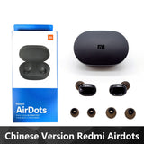 Original Xiaomi Redmi Airdots TWS Wireless Bluetooth Earphone Stereo bass Bluetooth 5.0 With Mic Handsfree AI Control for honor