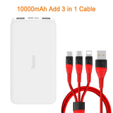 Newest Xiaomi Redmi Original Power Bank 20000mAh 18W Quick Charge 10000mAh Powerbank Fast Charging Portable Charger