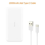Newest Xiaomi Redmi Original Power Bank 20000mAh 18W Quick Charge 10000mAh Powerbank Fast Charging Portable Charger