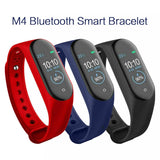 M4 Sports Smart Watch IP67 Waterproof Smartwatch Blood Pressure Heart Rate Monitor Women Men Fitness Wristband with Charger