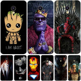 Phone Case For Meizu M6 M6S M5C M5 M5S M3S M3 Note Silicone The Avengers Painted Back Cover For Meizu Pro 6 U10 U20 16th Case