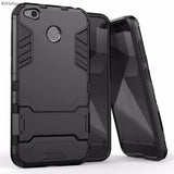 For Xiaomi Redmi 4X Case Shockproof Robot Armor Capa Hybrid Silicone Rubber Hard Phone Cover For Redmi 4X with Stand Kickstand