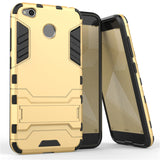 For Xiaomi Redmi 4X Case Shockproof Robot Armor Capa Hybrid Silicone Rubber Hard Phone Cover For Redmi 4X with Stand Kickstand