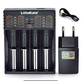 Liitokala Lii402 Lii202 Lii100 LiiS1 18650 Charger 1.2V 3.7V 3.2V AA/AAA 26650 NiMH li-ion battery Smart Charger 5V 2A EU Plug
