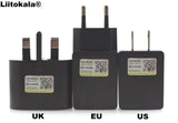 Liitokala Lii402 Lii202 Lii100 LiiS1 18650 Charger 1.2V 3.7V 3.2V AA/AAA 26650 NiMH li-ion battery Smart Charger 5V 2A EU Plug